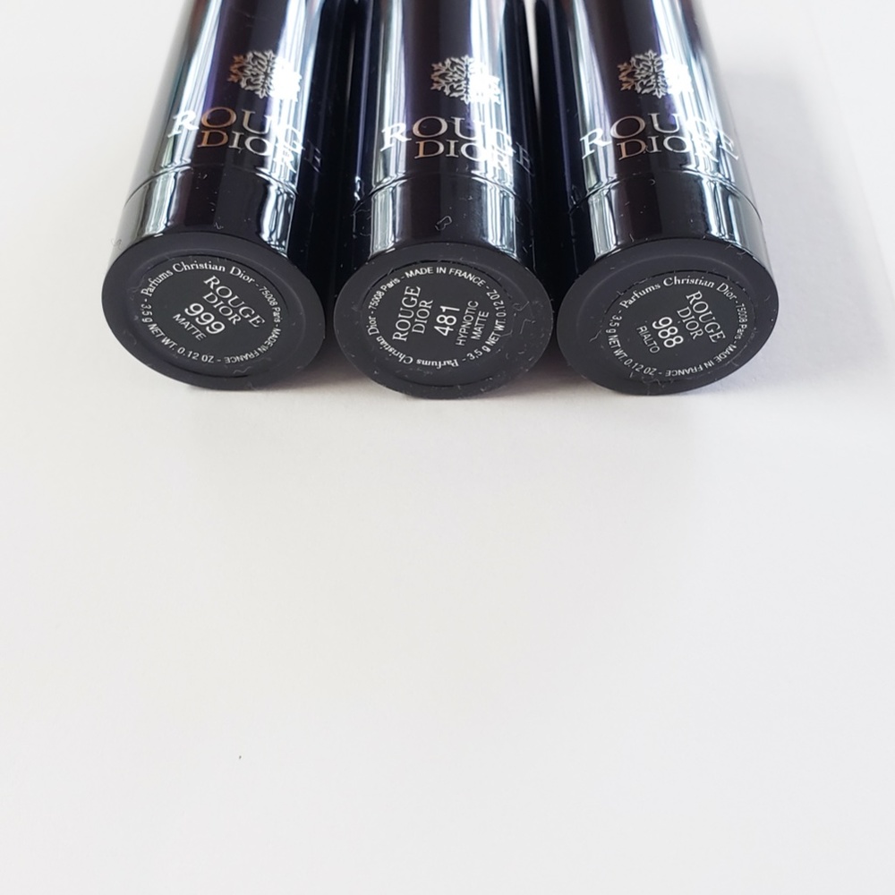 x5 NWT Rouge Dior Lipstick Limited Edition Refills 999 Signature Iconic Lipstick - Picture 7 of 16